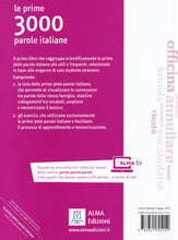 Le prime 3000 parole - 9788861825154 - back cover
