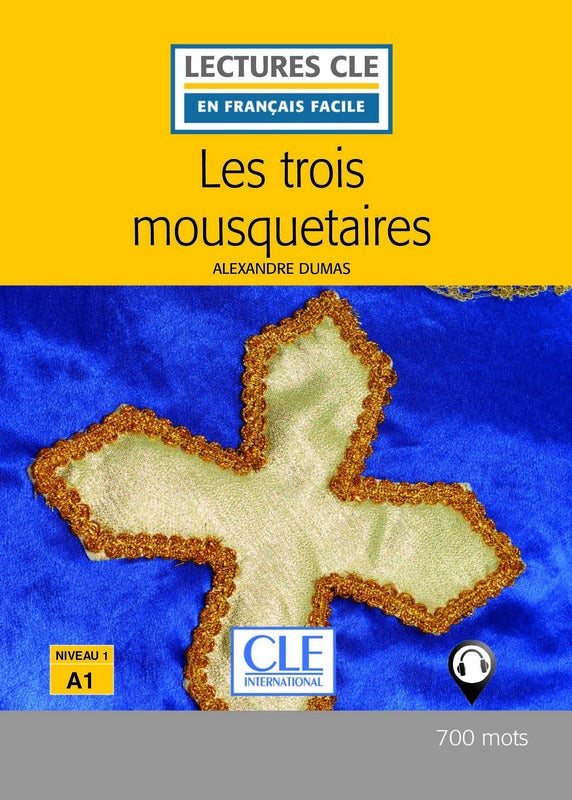Les trois mousquetaires + audio. 1/A1 - 9782090318852 - front cover