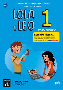 Lola y Leo Paso a paso 1 - Edición híbrida - Libro del alumno + audio MP3 - 9788419236494 - Front cover