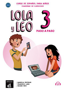 Lola y Leo paso a paso 3 - Cuaderno de ejercicios + audio MP3 - 9788417710729 - front cover