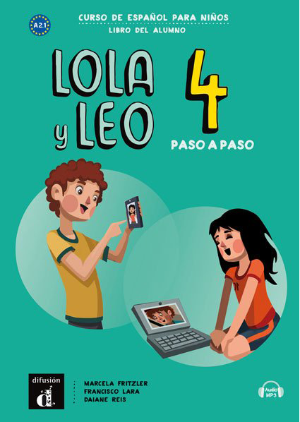 Lola y Leo paso a paso 4 - Libro del alumno + audio MP3 - 9788417710736 - front cover