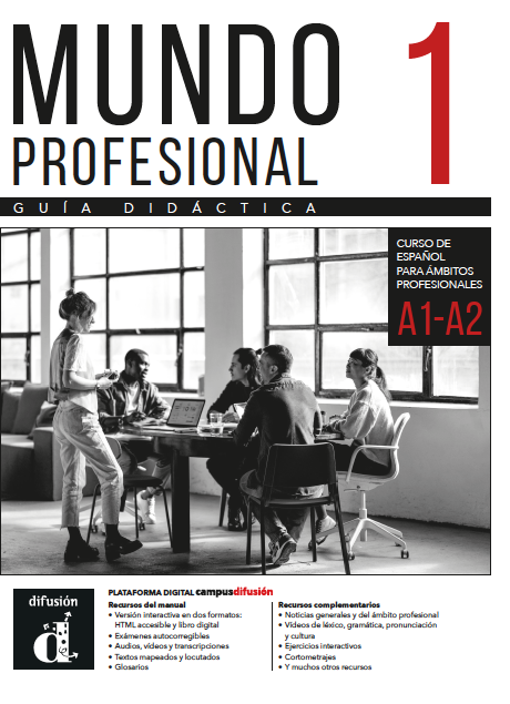 Mundo profesional 1 (A1-A2). Guía didáctica (Teacher's book) - 9788411573504 - front cover