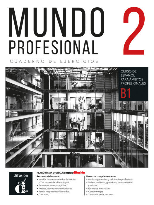 Mundo profesional 2 (B1). Cuaderno de ejercicios - 9788411573276 - front cover
