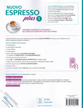 NUOVO Espresso plus 1 - book + audio and video online - 9788861828414 - back cover