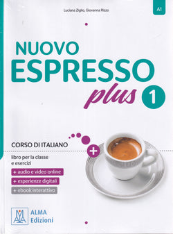 NUOVO Espresso plus 1 - book + interactive ebook. A1 - 9788861828483 - front cover