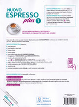 NUOVO Espresso plus 1 book + interactive ebook - 9788861828483 - back cover.