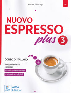 NUOVO Espresso plus 3 - book + audio + video - B1 - 9788861828803 - front cover