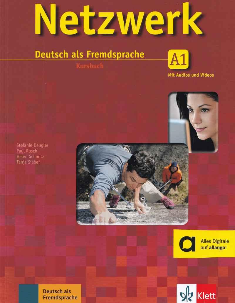 Netzwerk A1 - Deutsch als Fremdsprache Kursbuch - with audio and video downloads - 9783126061285 - front cover