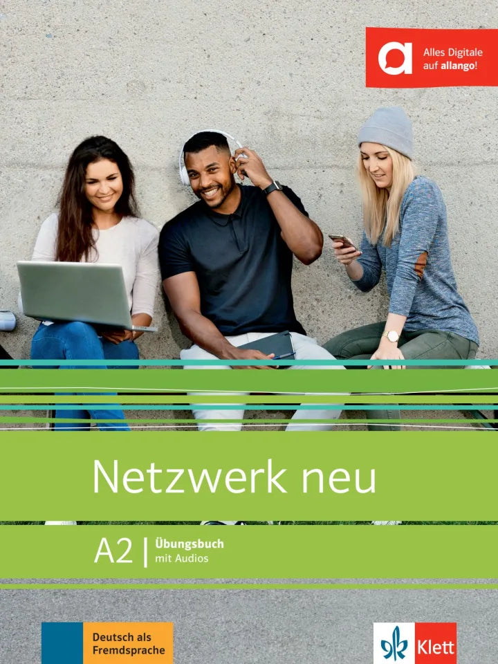 Netzwerk Neu A2 Ubungsbuch mit Audios online - 9783126071659 - front cover