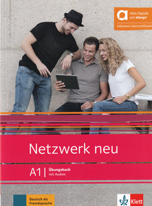 Netzwerk neu A1. Hybride Ausgabe allango. Übungsbuch mit Audios - 9783126071482 - front cover