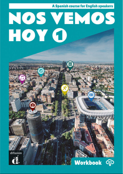 Nos vemos hoy 1 - Edición inglesa Cuaderno de ejercicios + audio MP3 - 9788419273178 - front cover