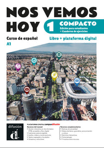 Nos vemos hoy 1 Compacto Ed. híbrida estudiantes + cuaderno de ejercicios - 9788411573467 - front cover