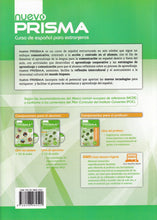 Nuevo Prisma C1 - Libro del alumno + eBook + Extensión digital - 9788498482522 - back cover