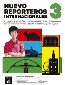 Nuevo Reporteros internacionales 3. Edición híbrida para estudiantes. B1.1 - 9788411573597 - front cover