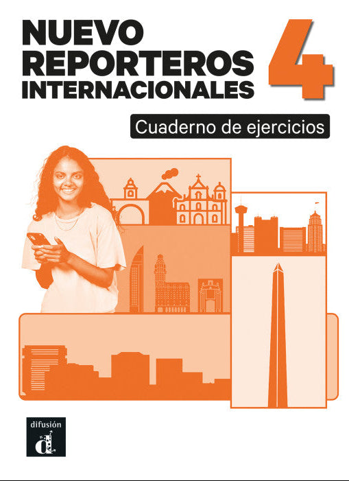 Nuevo Reporteros internacionales 4. Cuaderno de ejercicios. B1.2 - 9788411575744 - front cover