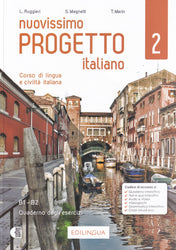 Nuovissimo Progetto italiano 2 + IDEE online code – Quaderno degli esercizi. B1-B2