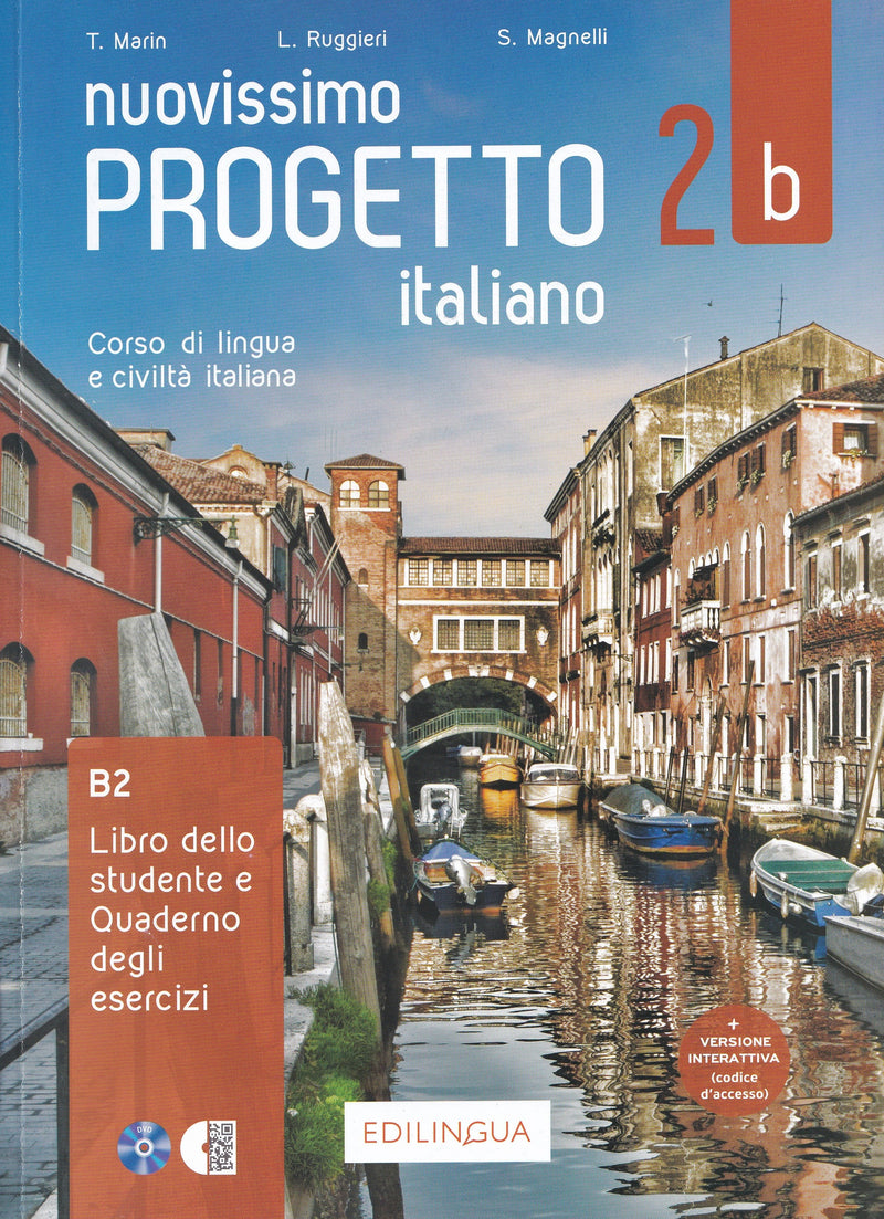 Nuovissimo Progetto italiano 2b - Libro dello studente e Quaderno degli esercizi - 9788899358969 - front cover