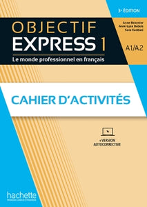 Objectif Express 1 - Cahier d'activités (A1/A2) - 9782017175414 - front cover