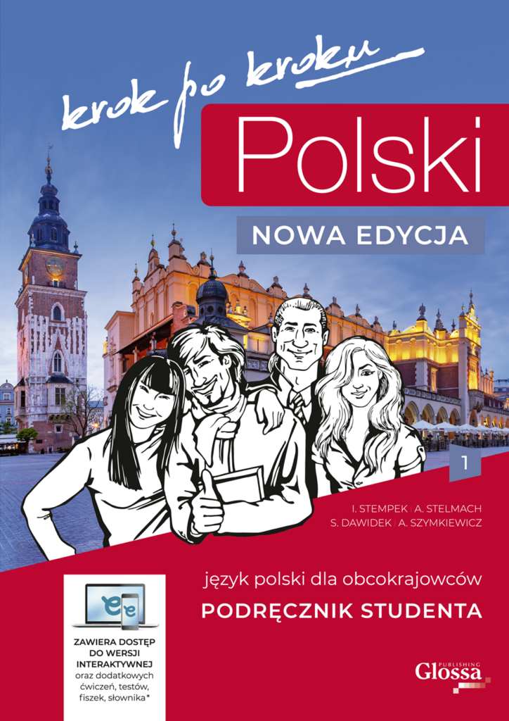 POLSKI krok po kroku 1 - New Edition - Student's Textbook + audio + e-coursebook. A1. - 9788397448131 - front cover