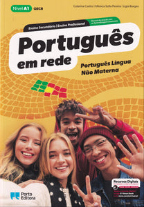 Português em Rede - Nível A1 + digital -  Português Língua Não Materna -9789720170170 - front cover