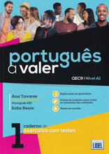 Portugues a Valer 1 - PACK - (Livro do Aluno + Caderno de Exercícios) + downloadable audio - 9789897528422 - caderno do exercicios com testes