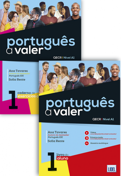 Portugues a Valer 1 - PACK - Livro do Aluno + Caderno de Exercicos com testes + downloadable audio -  9789897528422 - front cover                