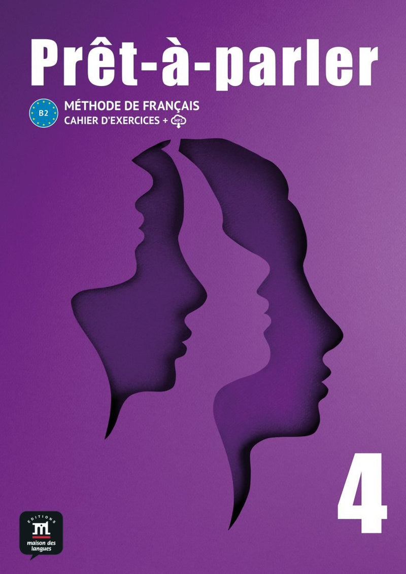 Prêt-à-parler 4. Cahier d´exercices + audio. B2 - 9788411571272 - front cover