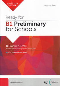 Ready for B1 Preliminary for Schools - 9788853627872 - front cover