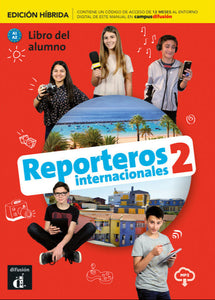 Reporteros internacionales 2 - Edición híbrida - Libro del alumno + audio MP3 - 9788419236401 - front cover