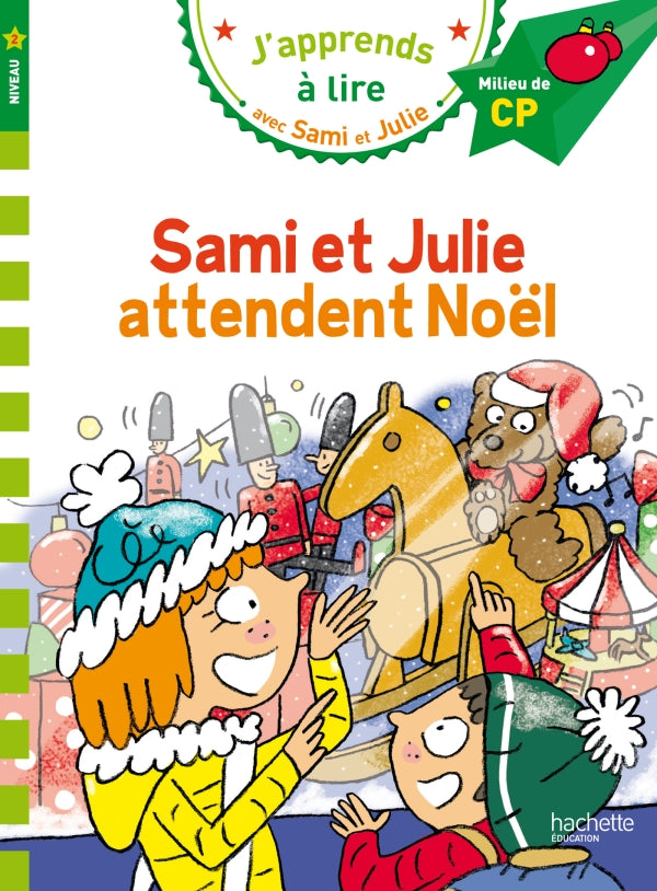 Sami et Julie CP Niveau 2 attendent Noël - 9782012903951 - front cover