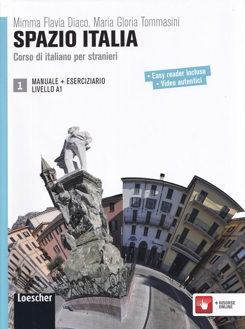 Spazio Italia 1 - A1 Manuale + Eserciziario - 9788820136307 - front cover