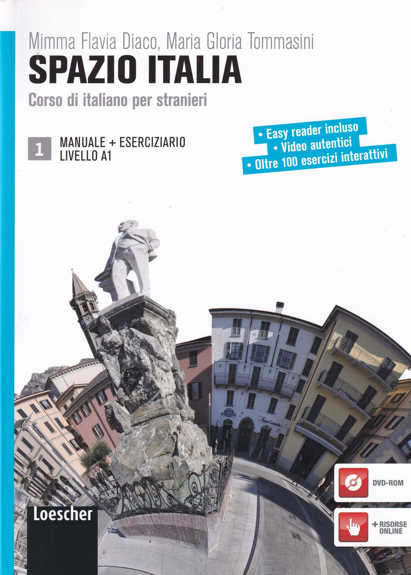 Spazio Italia 1 - Manuale + Eserciziario 1 (+ Libro in digitale + DVD). A1 - 9788820133481 - front cover
