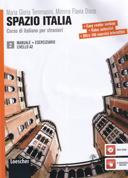 Spazio Italia 2 - Manuale + Eserciziario + Libro in digitale. A2 - 9788820133498 - front cover