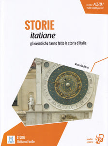 Storie italiane + online audio. A2/B1 - 9788861826366 - front cover