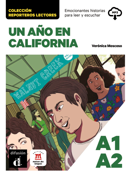 Un año en California. Reporteros lectores + audio download - 9788411573696 - front cover
