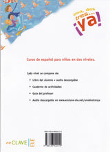 Uno, dos, tres... ¡ya! 1 - Cuaderno de actividades 1 - 9788496942219 - back cover
