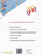 Uno, dos, tres... ¡ya! 1 - Libro del alumno 1 + audio (A1) - 9788496942981 - back cover