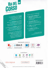 Via del Corso B2 Libro dello studente ed esercizi (+ Audio + Video) - 9788899358877 - Back Cover