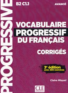 Vocabulaire progressif du français - Niveau avancé B2/C1 - Corrigés - 9782090382013 - front cover