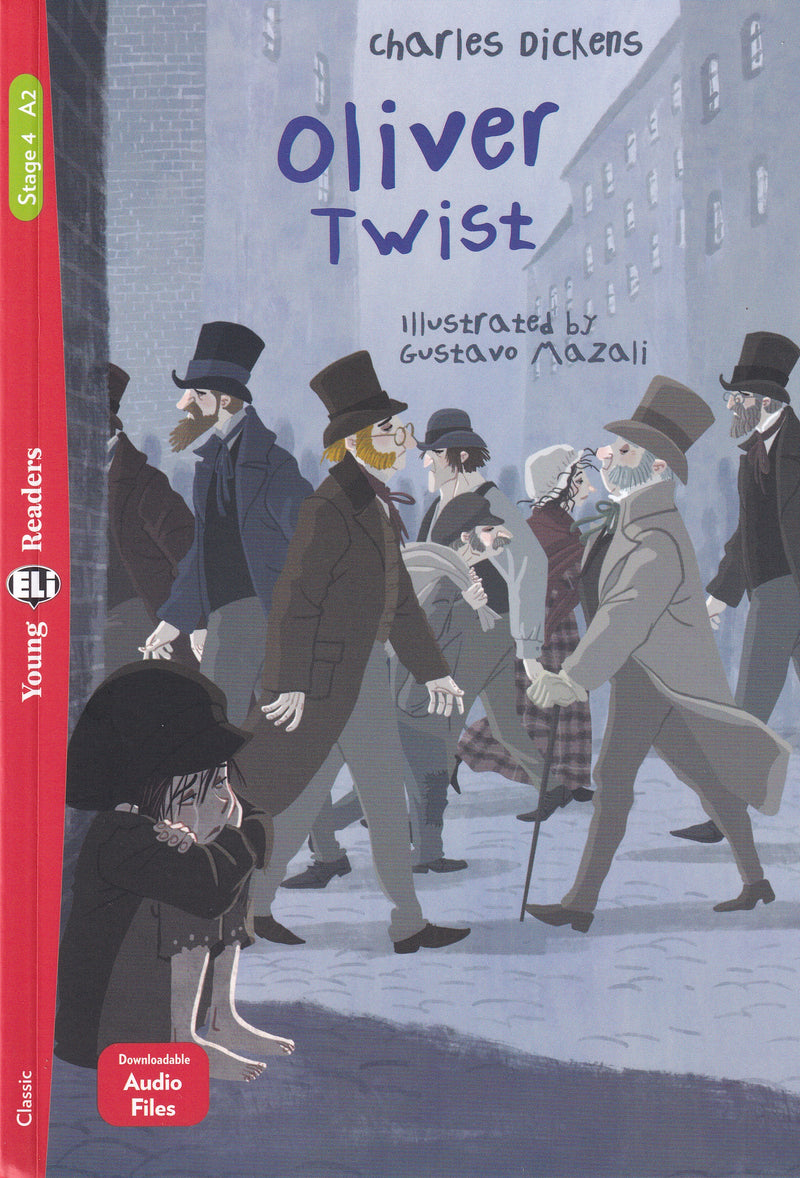Young ELI Readers - English : Oliver Twist + downloadable audio - 9788853631770 - front cover