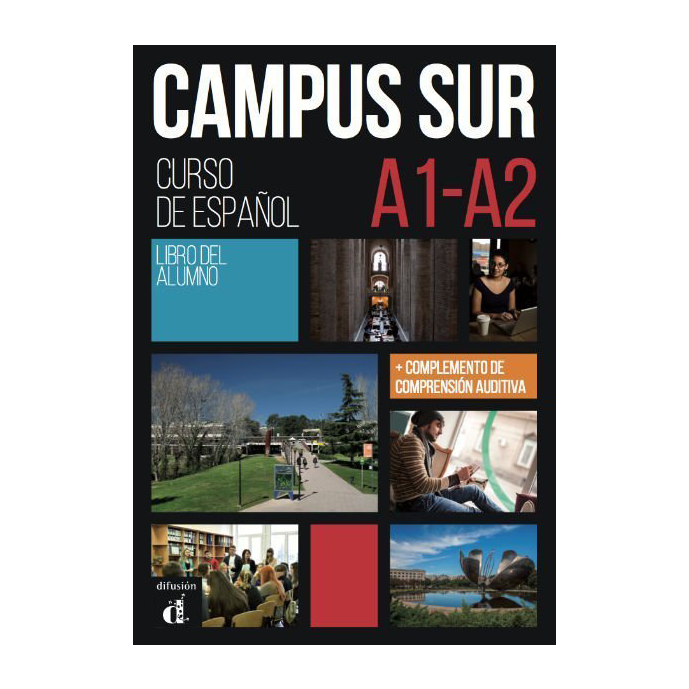 Campus Sur A1-A2 - Libro del alumno (A1-A2) + complemento de comprension auditiva - 9788417249861 - front cover