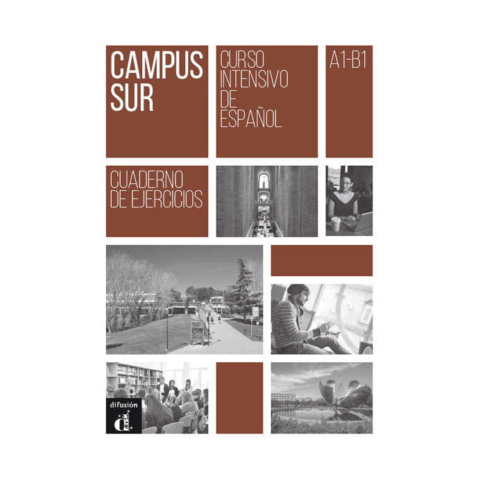 Campus Sur A1/B1 - Cuaderno de ejercicios + audio download - 9788416347995 - front cover