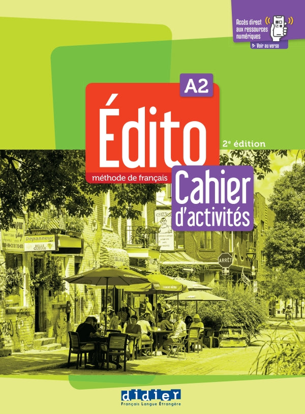 Édito A2 - édition 2022-2024 - Cahier + didierfle.app- 9782278104123 - front cover