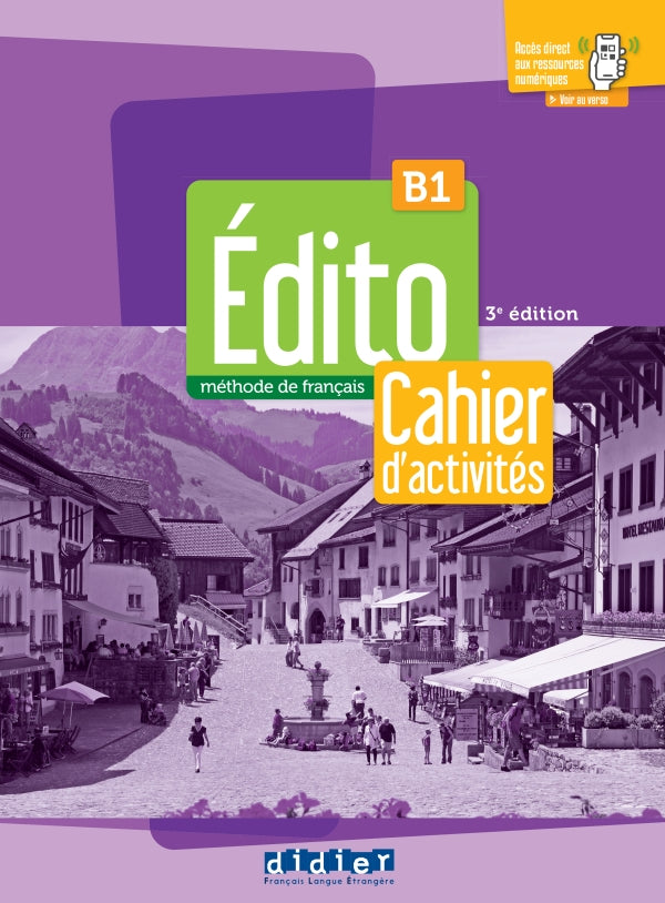 Édito B1 - édition 2024 - Cahier + didierfle.app - 9782278108527