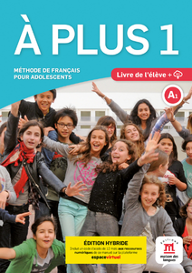 À plus 1 – Édition hybride – Livre de l’élève + audio MP3  - 9788419236791 - front cover