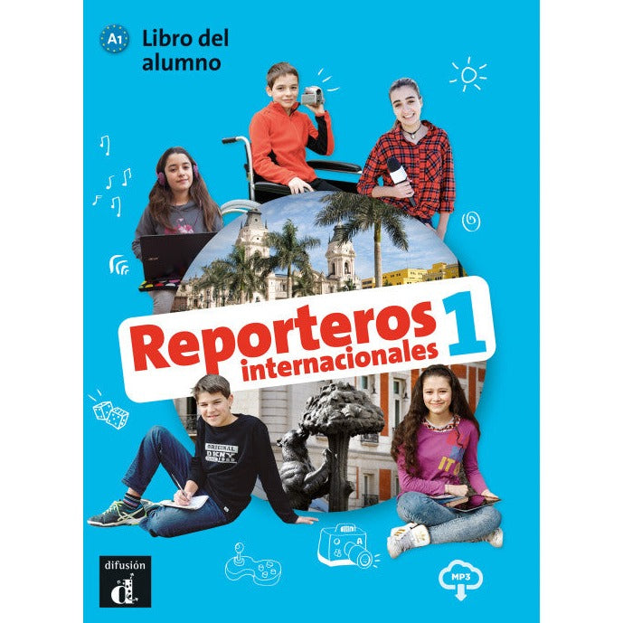 Reporteros internacionales 1 - Libro del alumno + audio download. A1  - 9788416943760 - front cover