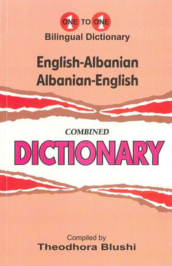 Exam Suitable : English-Albanian & Albanian-English One-to-One Dictionary 9781908357717 - front cover