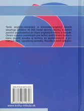 English-Slovak & Slovak-English Dictionary 9788088814658 - back cover