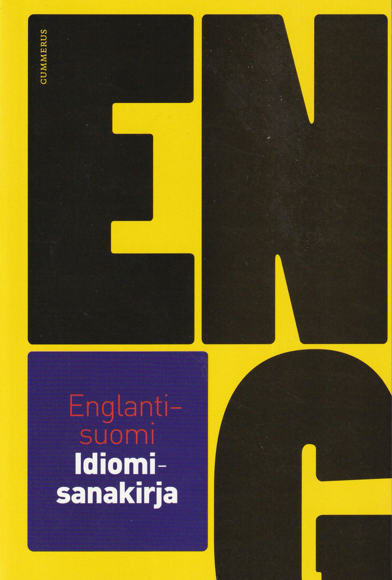 English-Finnish Dictionary of Idioms - 9789512096596 - front cover