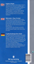 Birdwatchers' Map of Iceland - 9789979330424 - back cover